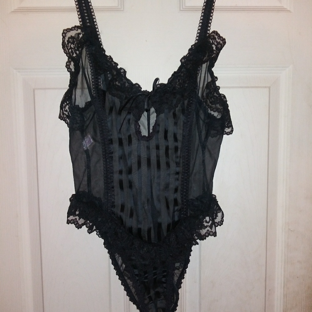 Sexy Black sheer one piece